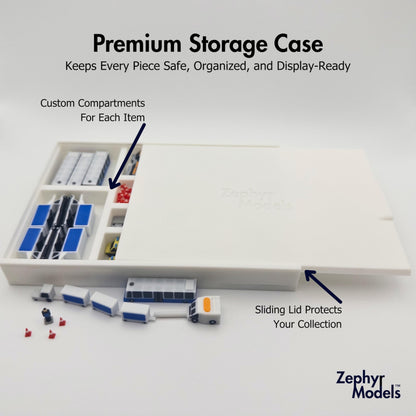 1:400 Scale Airport Ground Service Equipment (GSE): 96-Piece Set